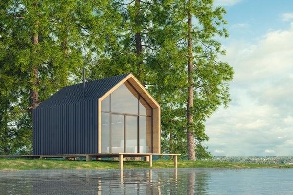 tiny home on lake